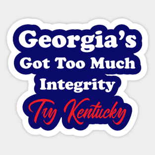 Georgia's got Integrity Sticker